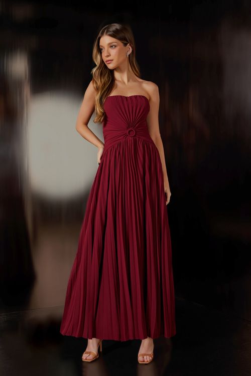 Vestido Longo Chiara - Rouge Paris