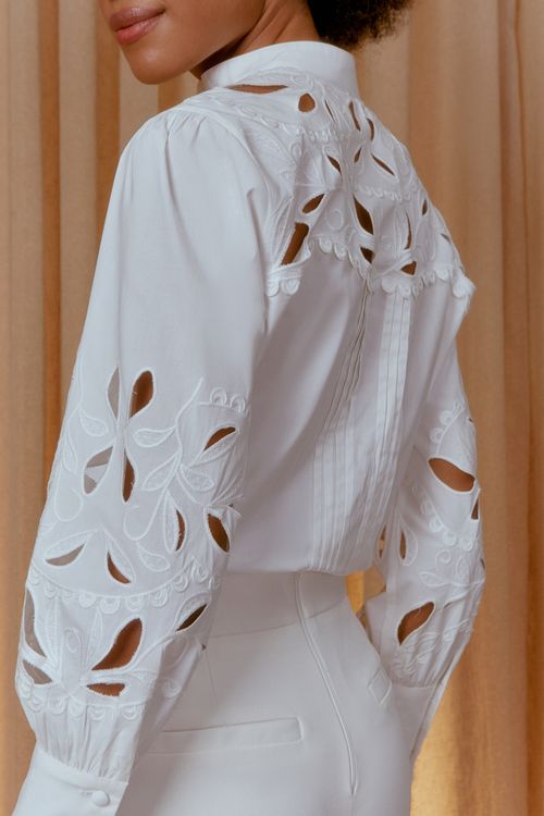 Camisa Detalhe Rechilieur - Off White