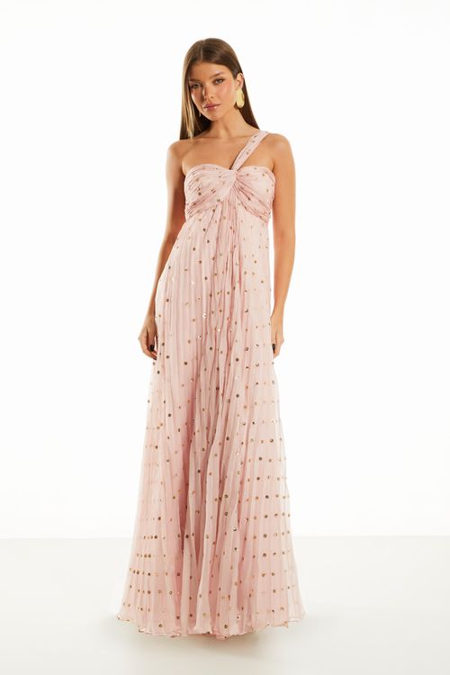 Vestido Longo Candice - Rosê