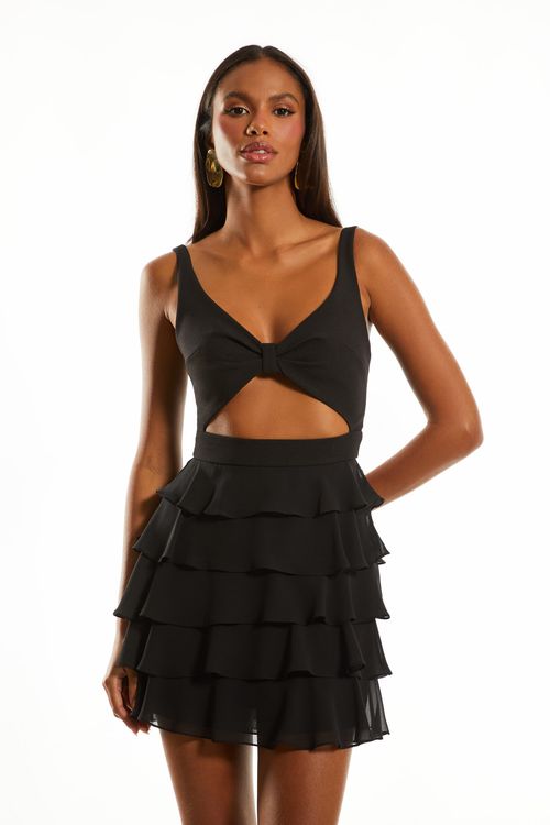 Vestido Curto Amelie - Preto