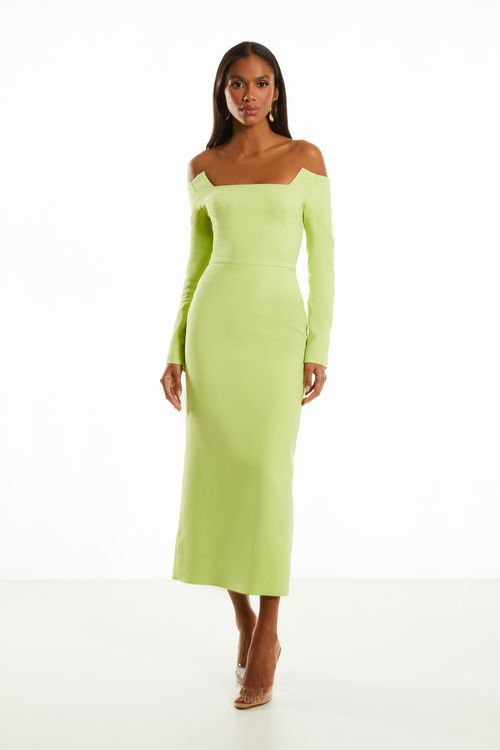 Vestido Midi Bruna - Lime