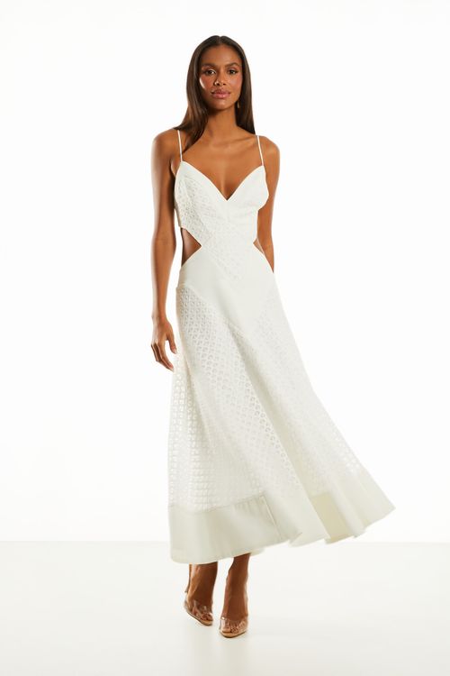 Vestido Midi Kate - Off White