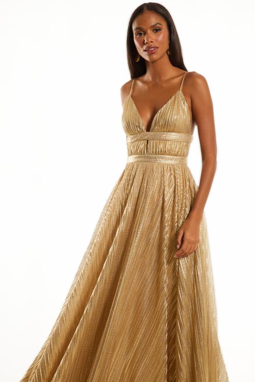 Vestido Longo Francesca - Dourado