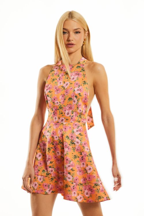 Vestido Curto Lia - Estampa Blooming