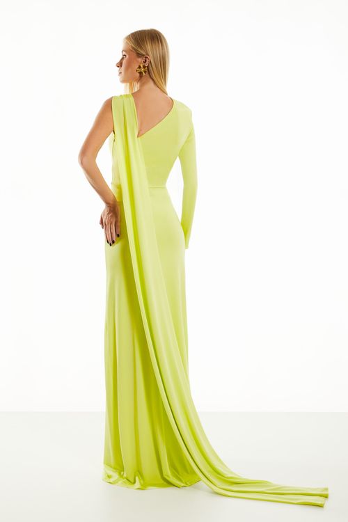 Vestido Longo Charlotte - Lime