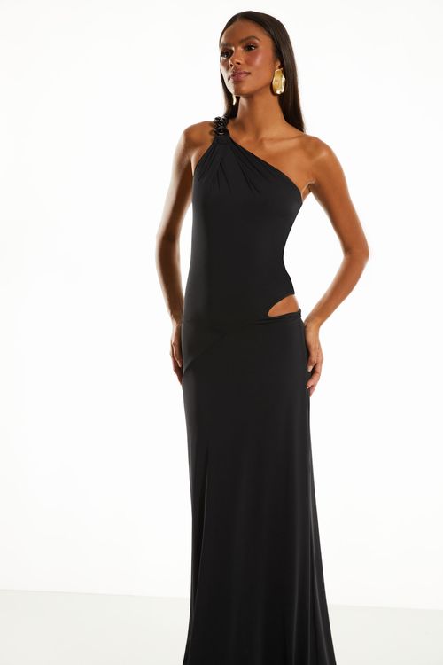 Vestido Longo Zoe - Preto