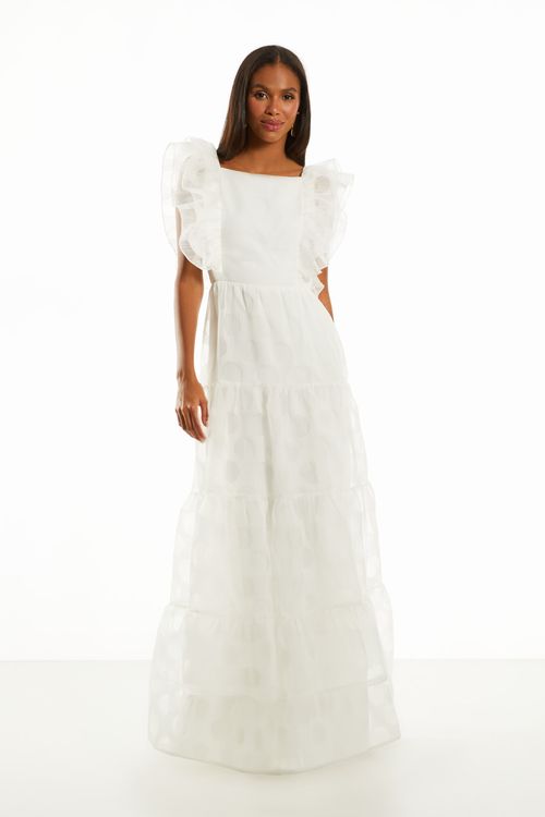 Vestido Longo Lize - Off White