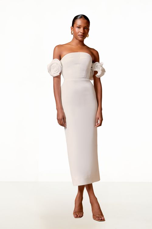 Vestido Midi Michelle - Off White