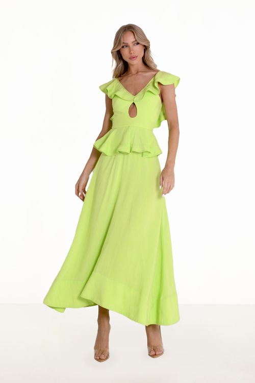 Vestido Midi Sophia - Lime