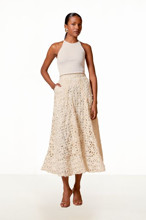 Saia Midi Annelise - Off White