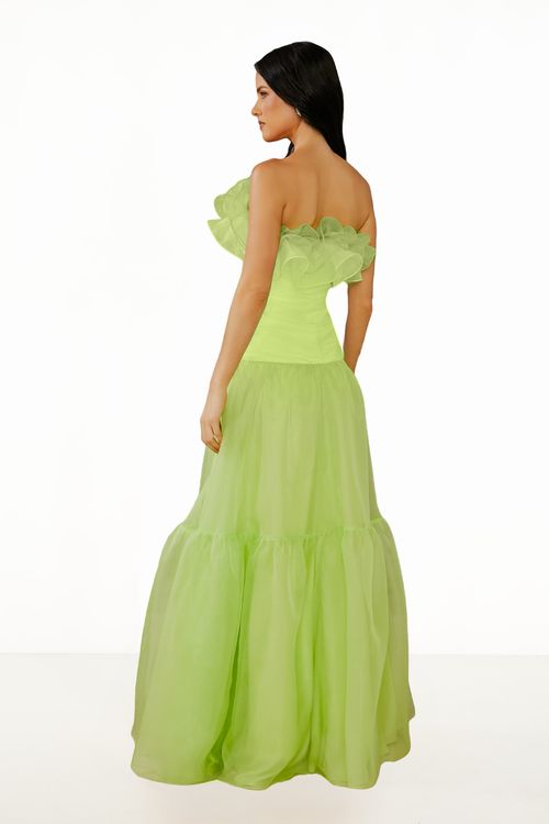 Vestido Longo Heloísa - Lime