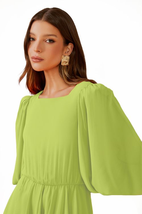 Vestido Curto Vivi - Lime