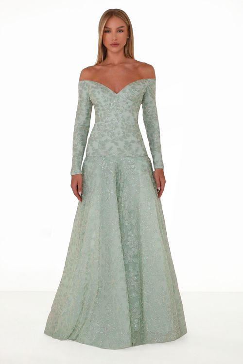 Vestido Longo Lauren - Menta