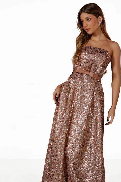 Vestido Longo Bella - Blush