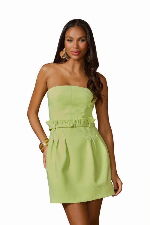 Vestido Curto Emily - Lime