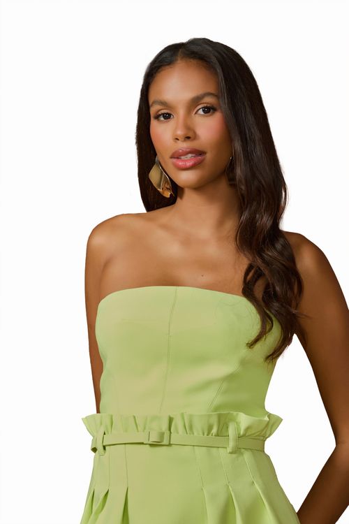 Vestido Curto Emily - Lime