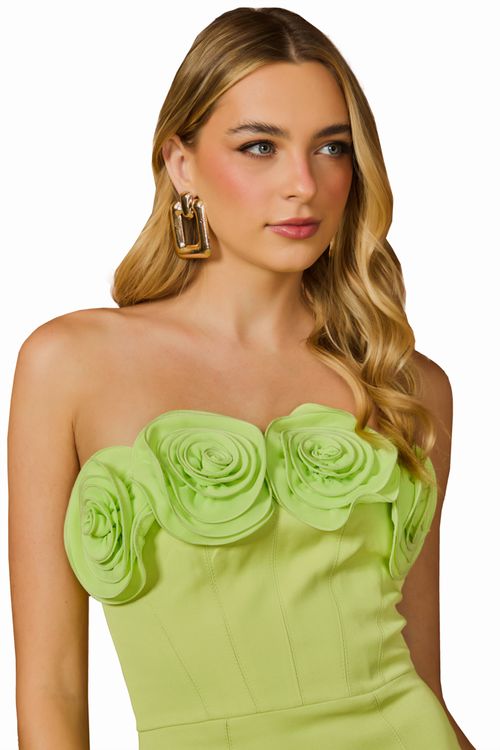 Vestido Curto Joy - Lime