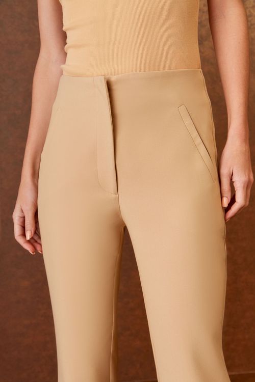 Calça Com Barra Italiana - Brulee