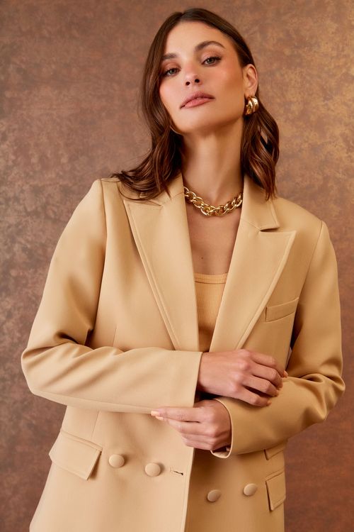 Blazer Transpasse Bolsos - Brulee