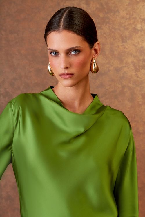 Blusa Manga Longa Degage