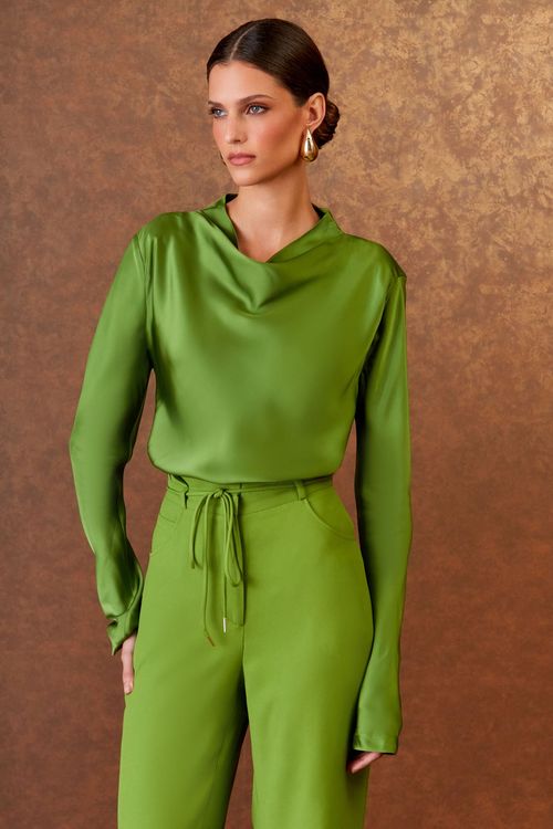 Blusa Manga Longa Degage