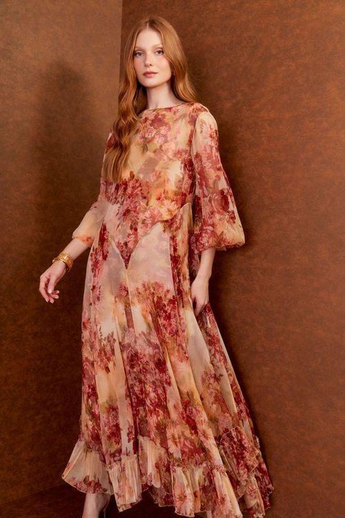Vestido Longo Fleur - Estampa Fleur