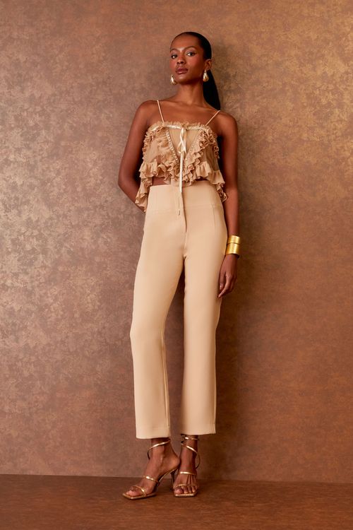 Blusa Babados Amarração - Brulee
