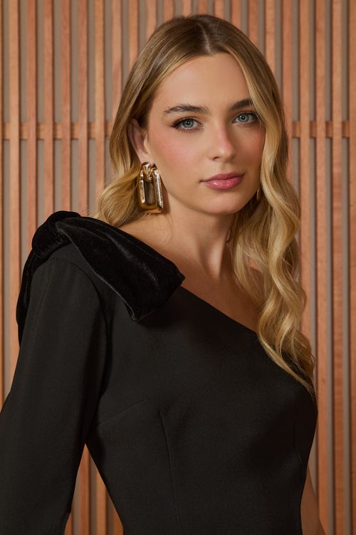 Vestido Curto Giane - Preto