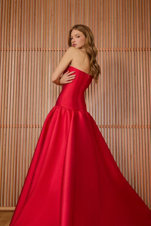 Vestido Longo Patrícia Tomara Que Caia - Rouge