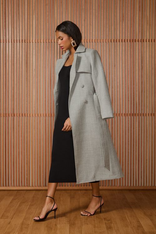 Vestido Midi Tricot Sarah - Preto