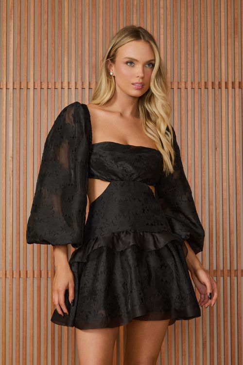 Vestido Curto Kate - Preto