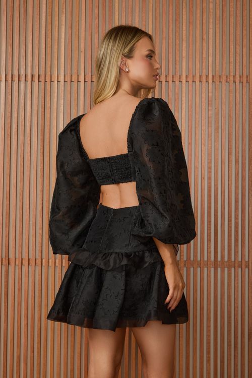 Vestido Curto Kate - Preto