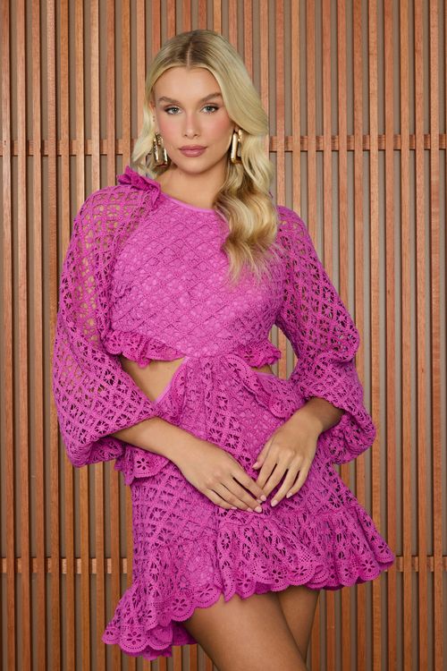 Vestido Curto Laila - Violet