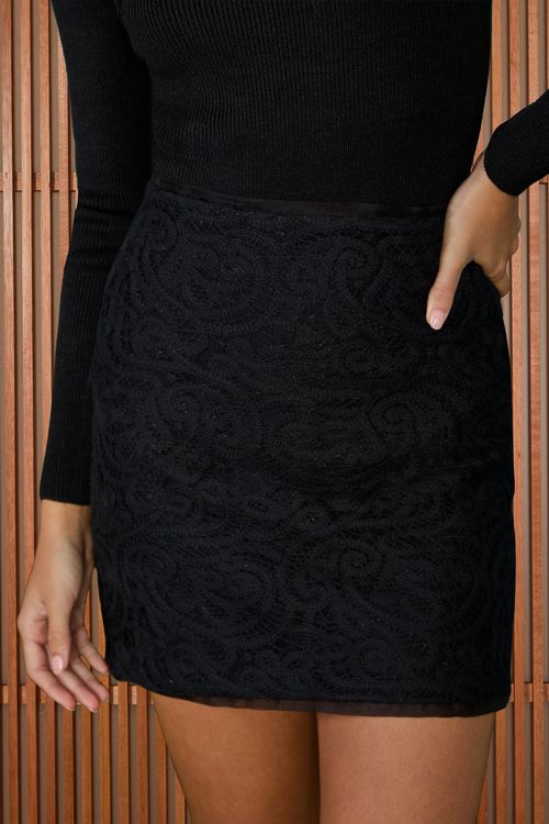 Saia Mia - Preto