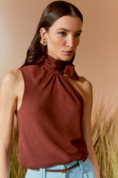 Blusa Ombro Só Foulard