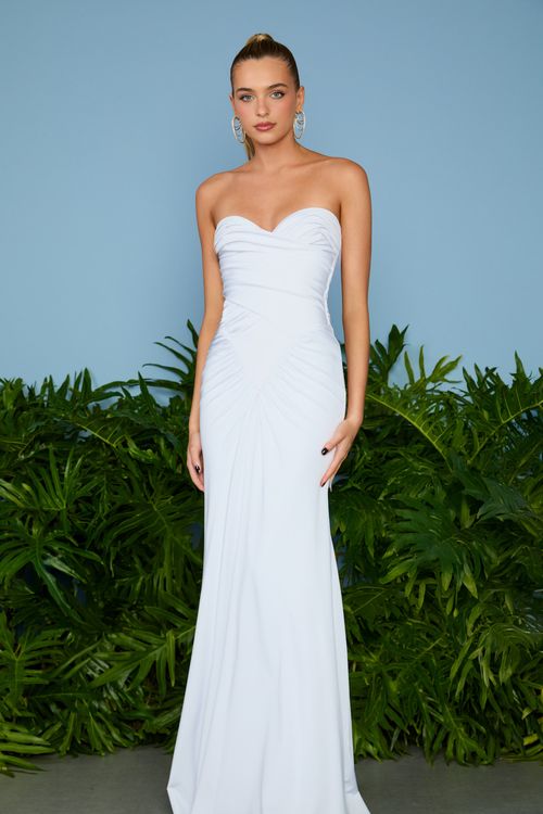 Vestido Longo Helena Drapeado