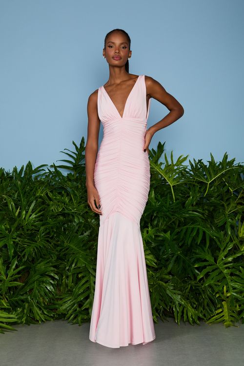 Vestido Longo Stephany Decote V