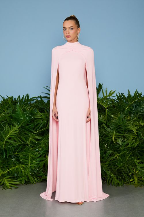 Vestido Longo Stella Com Capa