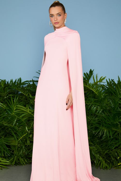 Vestido Longo Stella Com Capa