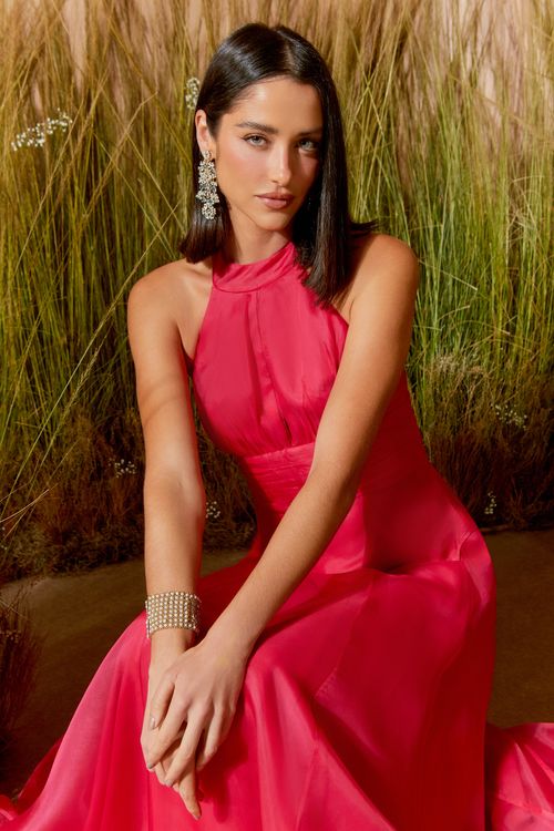 Vestido Longo Frente Única