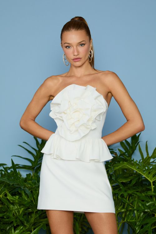 Vestido Curto Nicole Flor