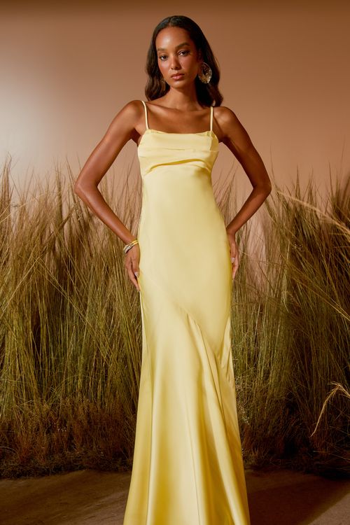 Vestido Longo Cauda