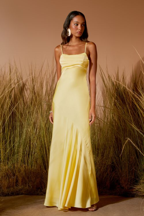 Vestido Longo Cauda