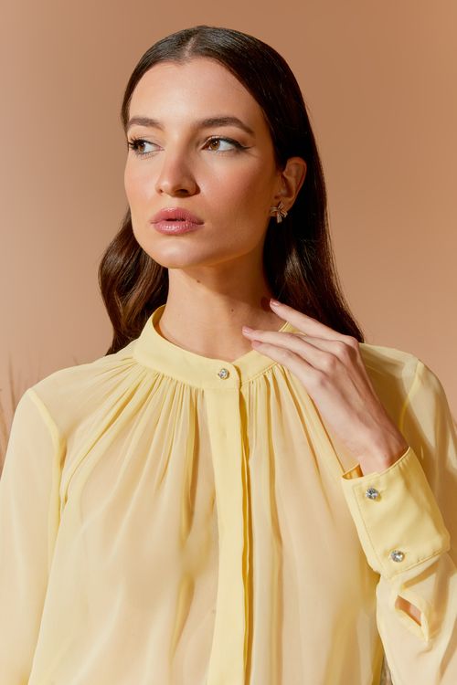Camisa Botão Cristal