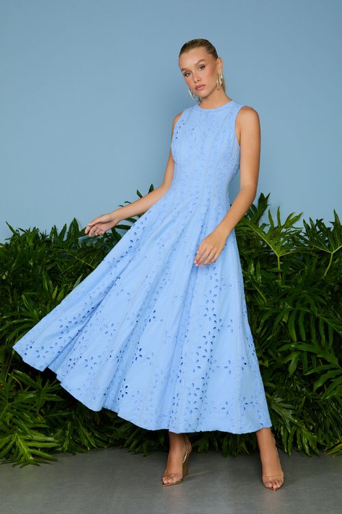 Vestido Midi Madson Vies Vertical