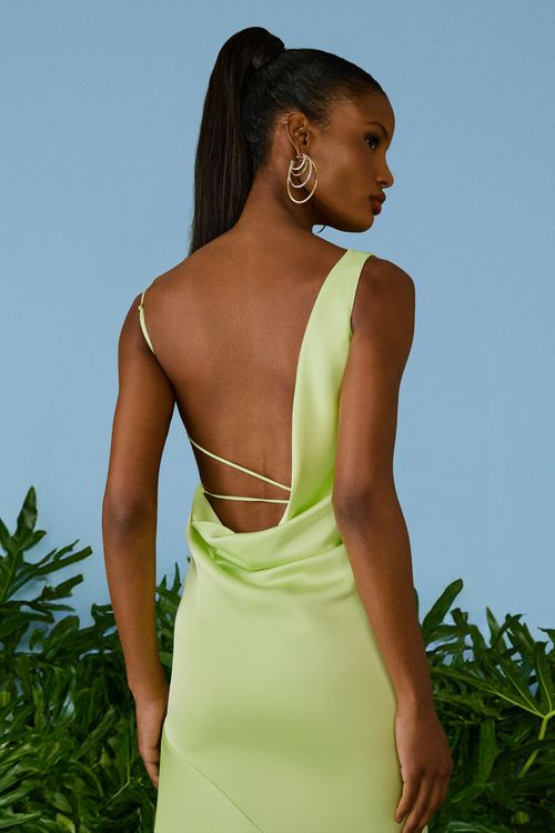 Vestido Longo Giulia Alça Irregulares