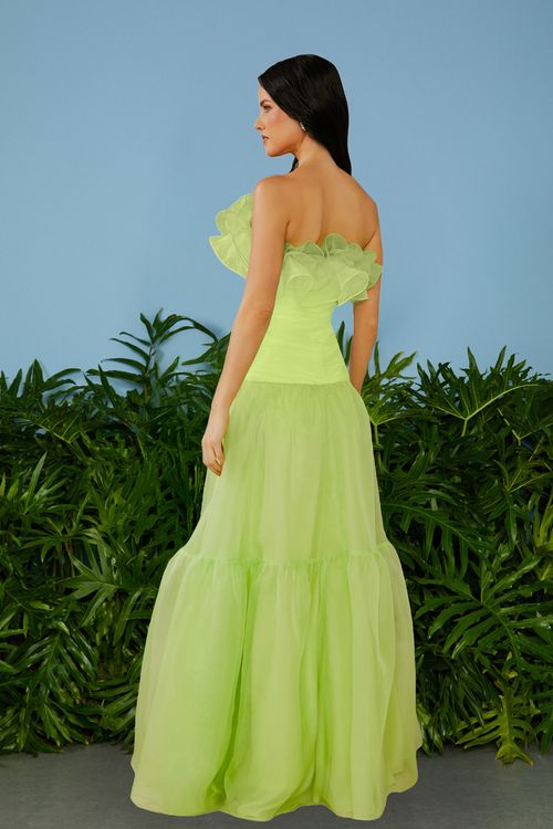 Vestido Longo Heloísa - Lime