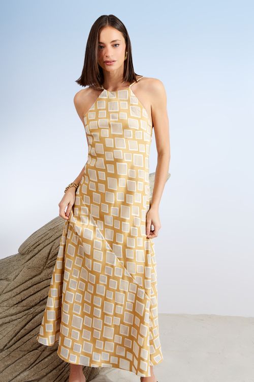 VESTIDO MIDI CORRENTE COSTAS