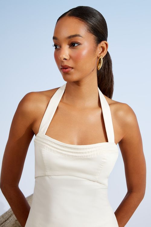 BLUSA FRENTE ÚNICA DETALHE DECOTE