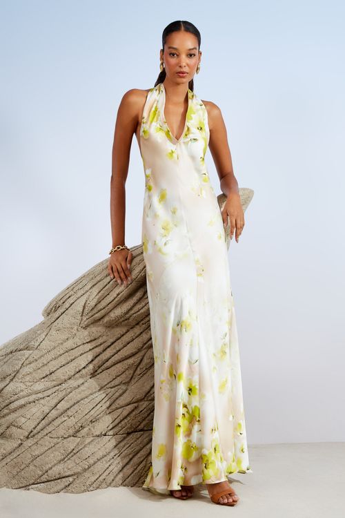 VESTIDO LONGO ESTAMPA GEORGIA